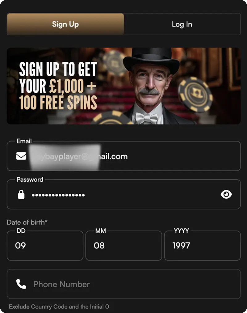 harrycasino login
