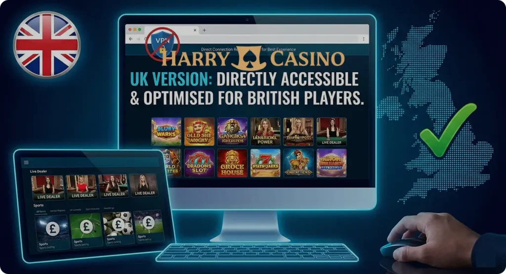 play Harry Casino available for UK users